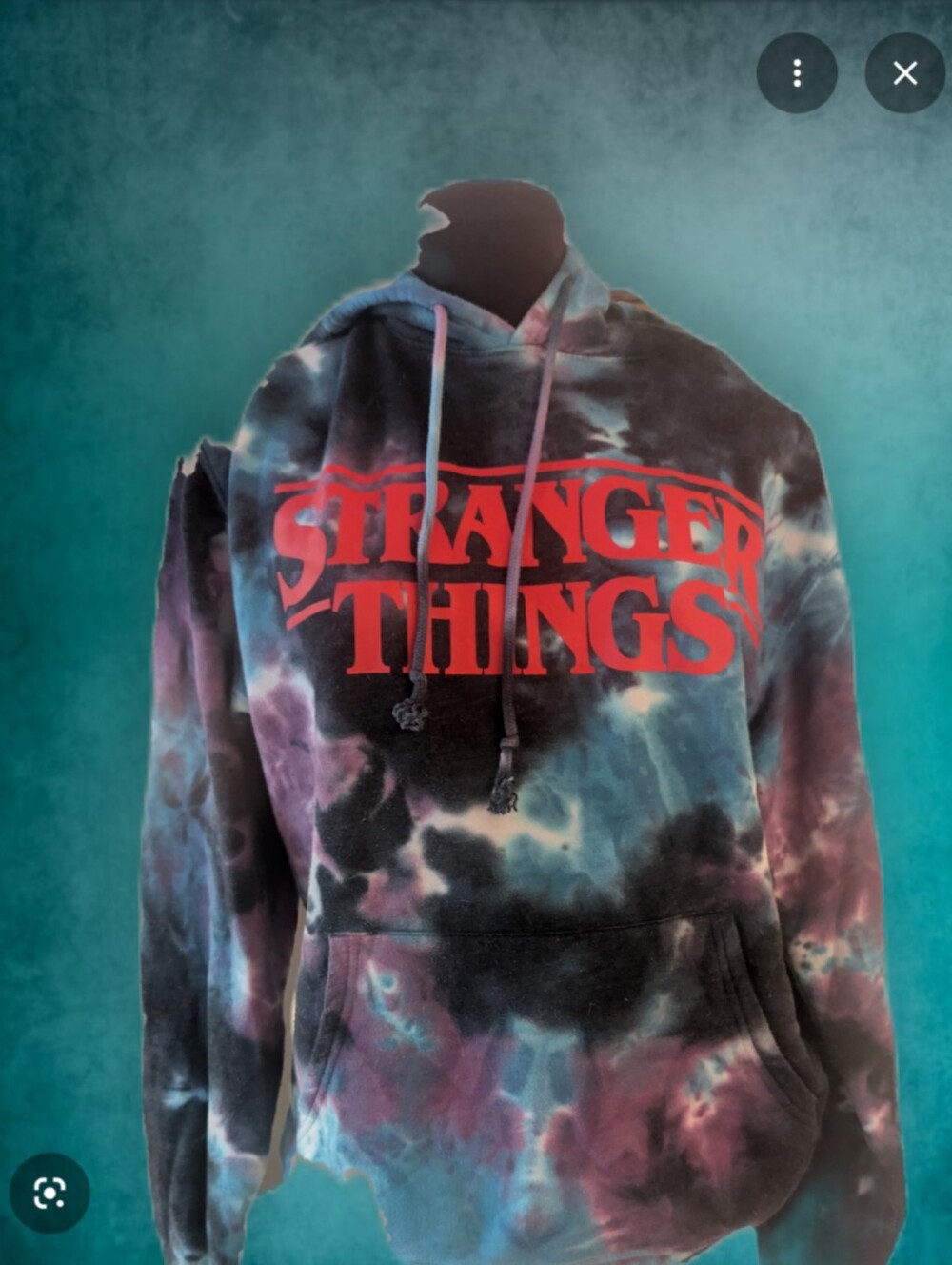 Stranger Things Tie Dye Hoodie Small